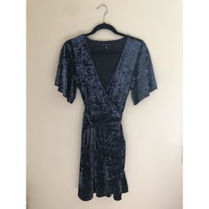 AEO Velvet Tie Dress